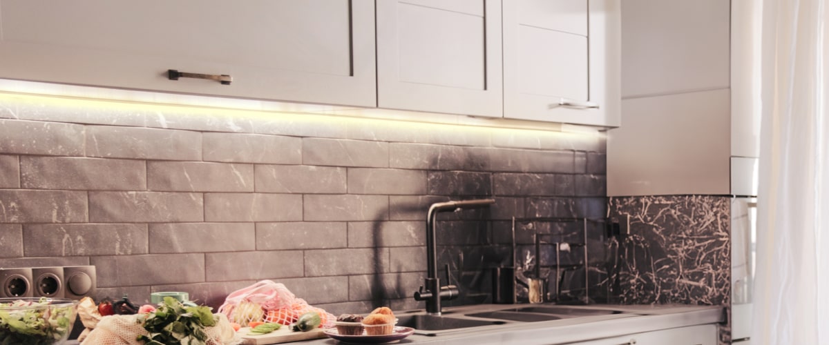 Unterbaulampe LED Unterbauleuchte Deckenlampe Küche schwarz